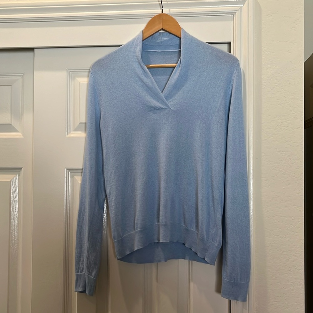 Silk knit top